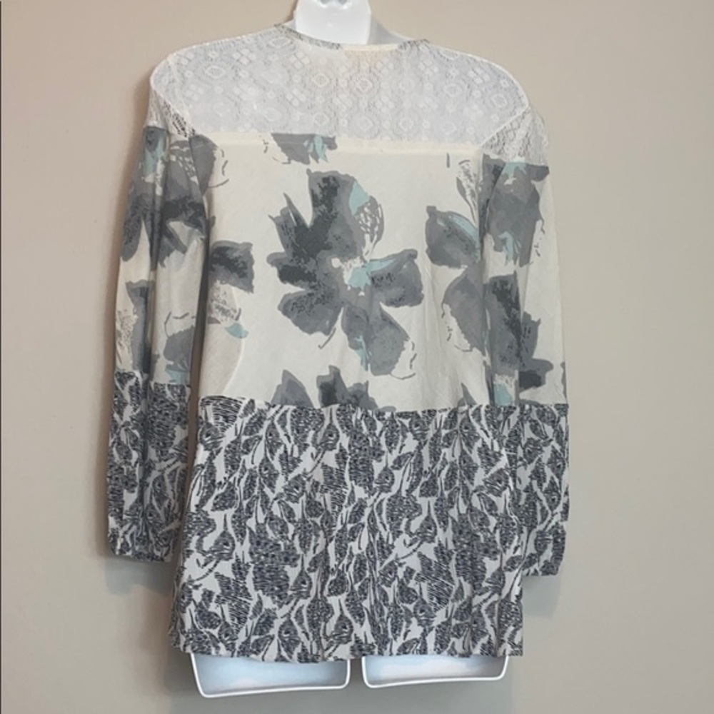 Mystree Boho Top with Lace Size S - Picture 3 of 8